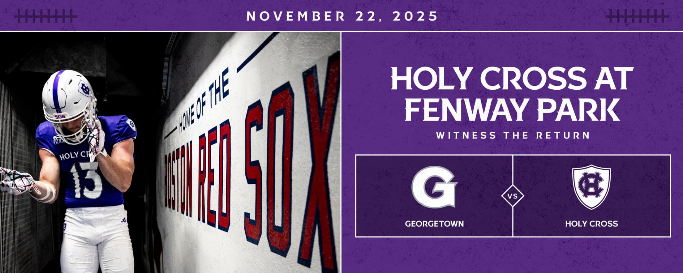 Football at Fenway Park: Georgetown vs. Holy Cross
